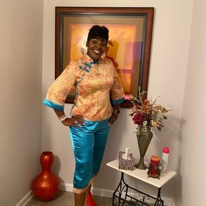 Authentic Made in China pant Suit